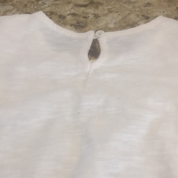 Old Navy Girls Top NEW Size 3T S/S cream color Dress With Cutout Crochet Design - Picture 8 of 8